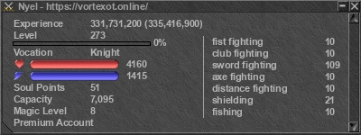 Signature for player Nyel